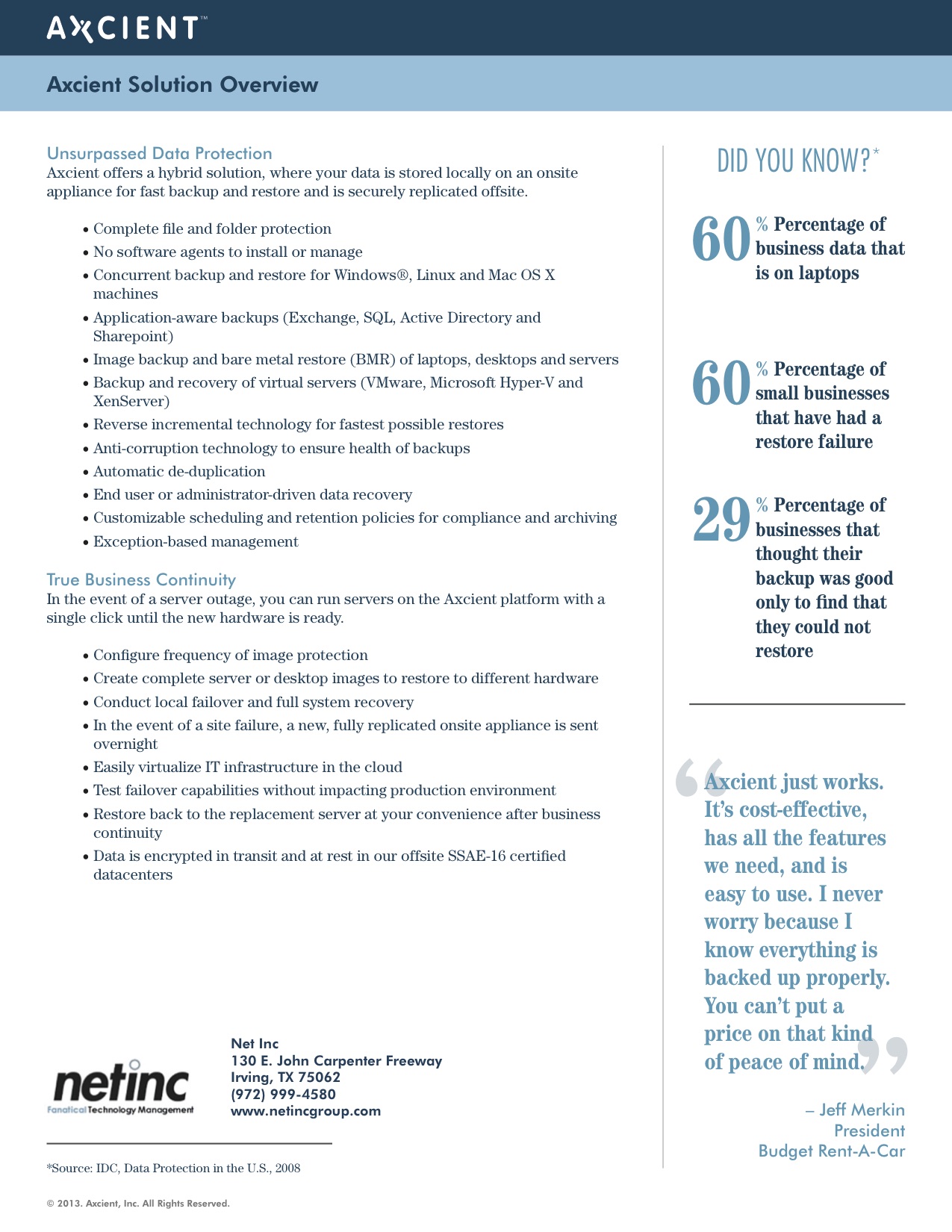 Net Inc Worry Free Business Continuity2